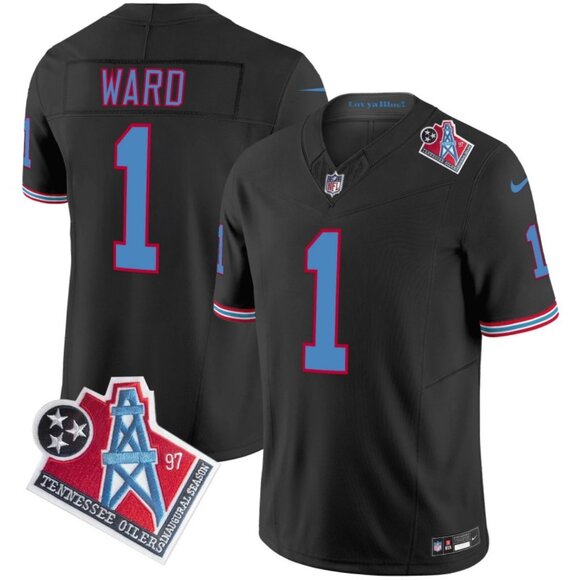 Mens Youths Kids Womens Cameron Ward Stitched Jersey Black Vapor